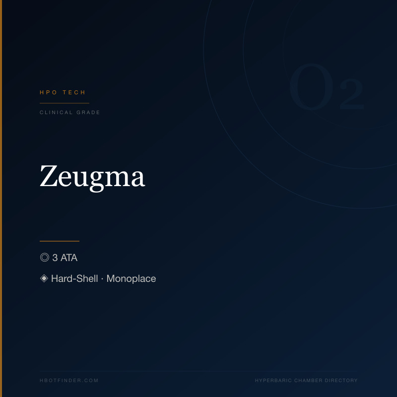 Zeugma hyperbaric chamber