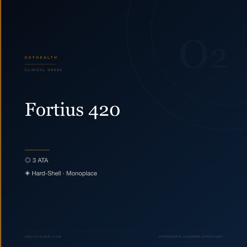 Fortius 420 hyperbaric chamber