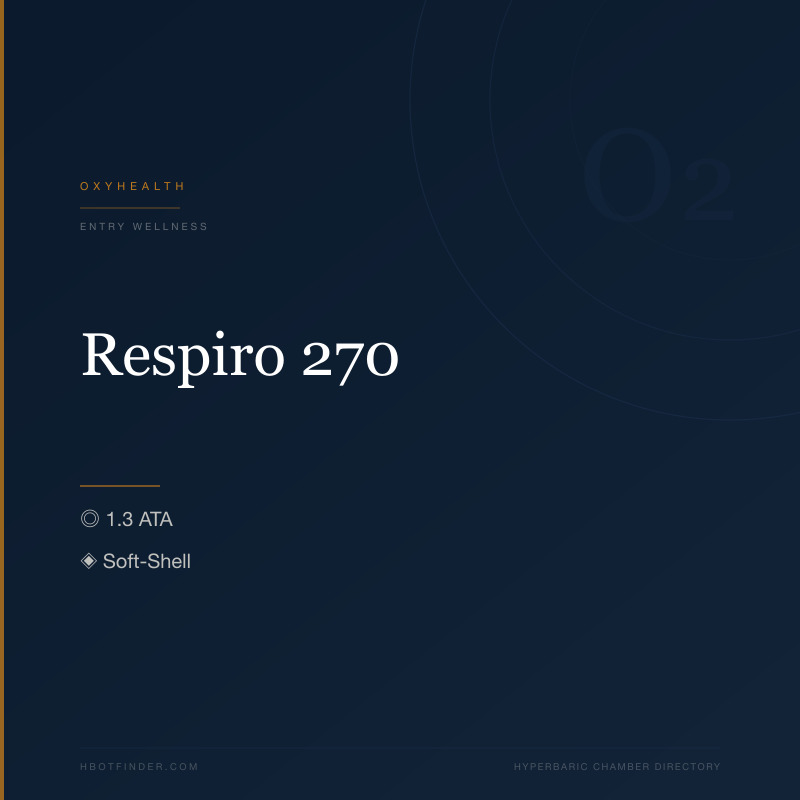 Respiro 270 hyperbaric chamber