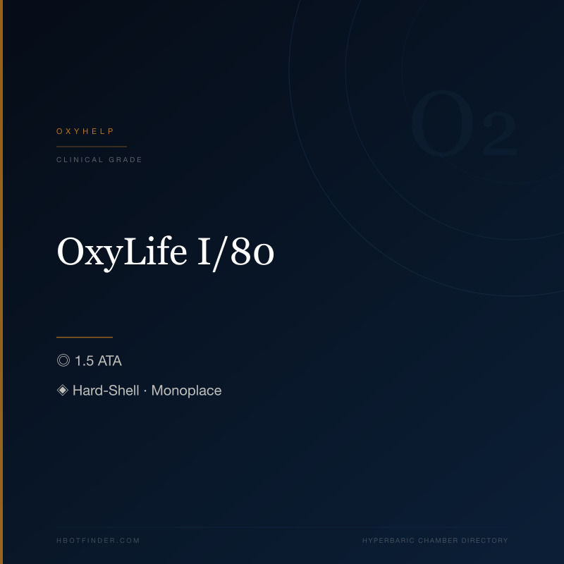 OxyLife I/80 hyperbaric chamber