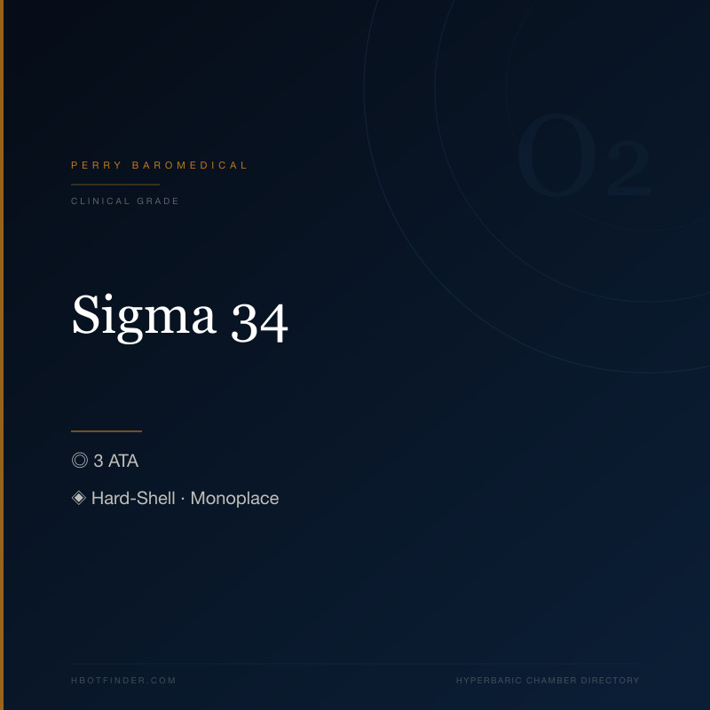 Sigma 34 hyperbaric chamber