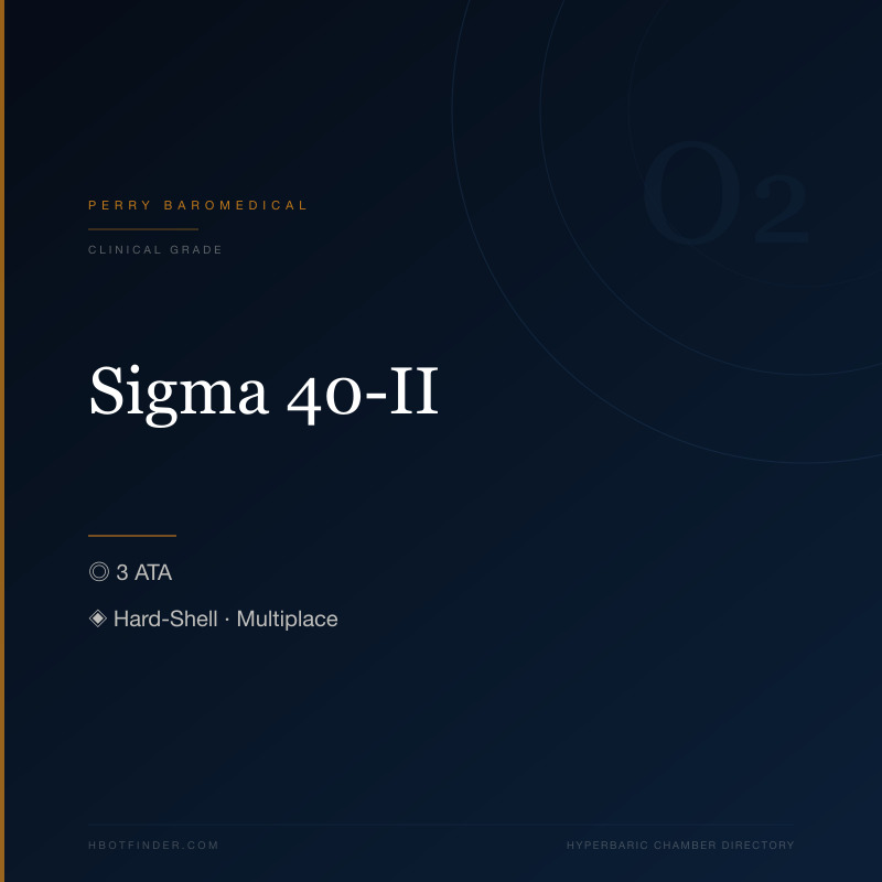 Sigma 40-II hyperbaric chamber