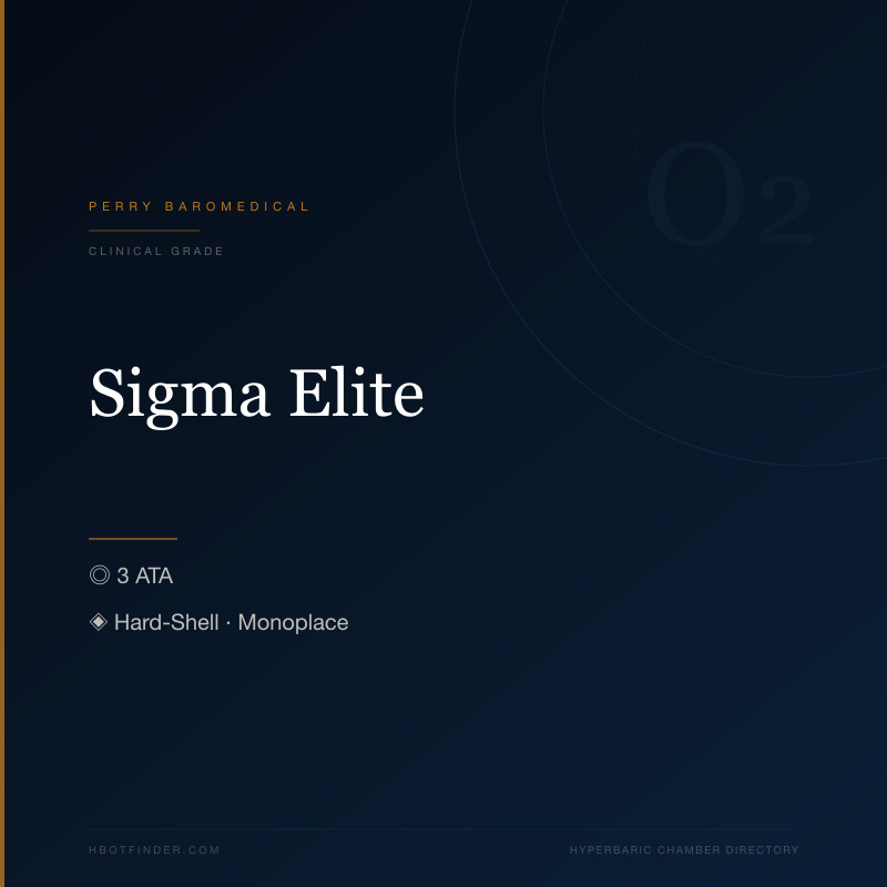 Sigma Elite hyperbaric chamber